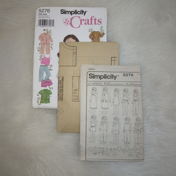 Simplicity # 5276 clothes for 18" dolls  fits American Girl Dolls - Picture 3 of 5